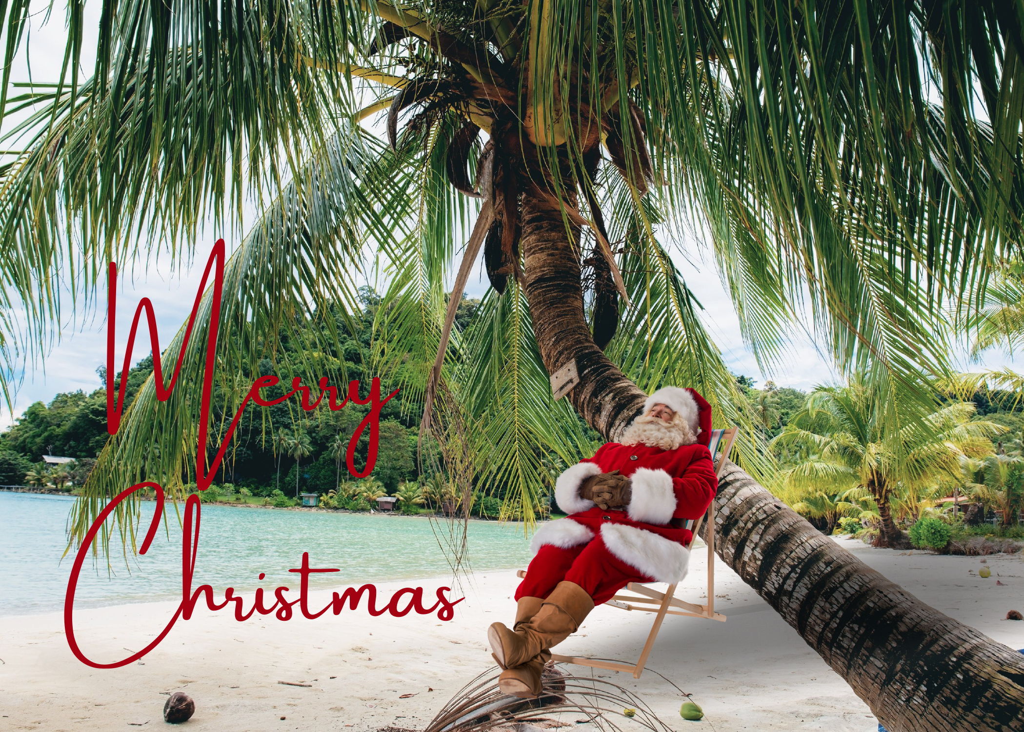 Christmas Tropical Card 01 - Image 2
