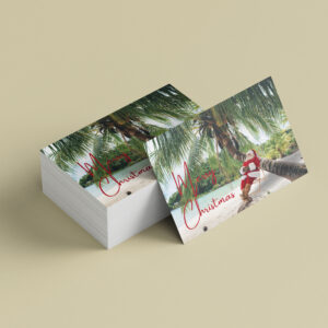 Christmas Tropical Card 01