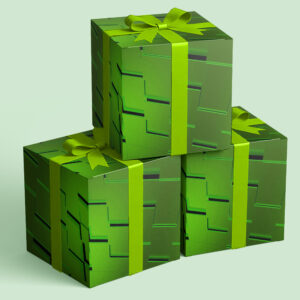 Green Interlocking Tiles #84