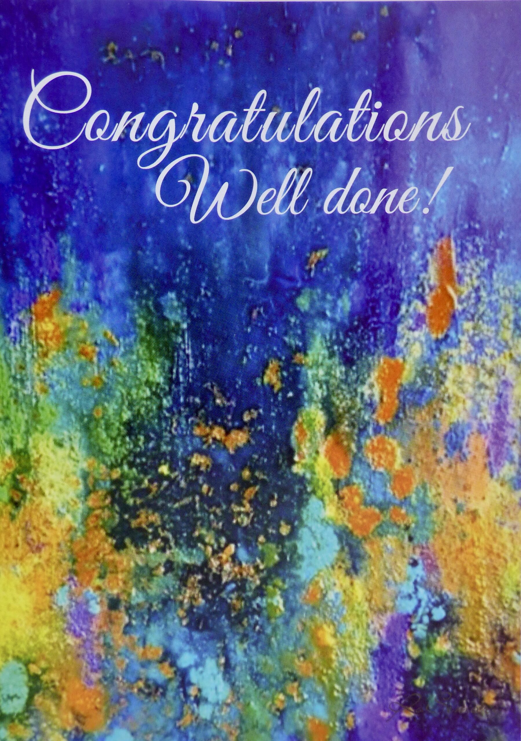 Congratulations Well Done Card 01 - Image 2