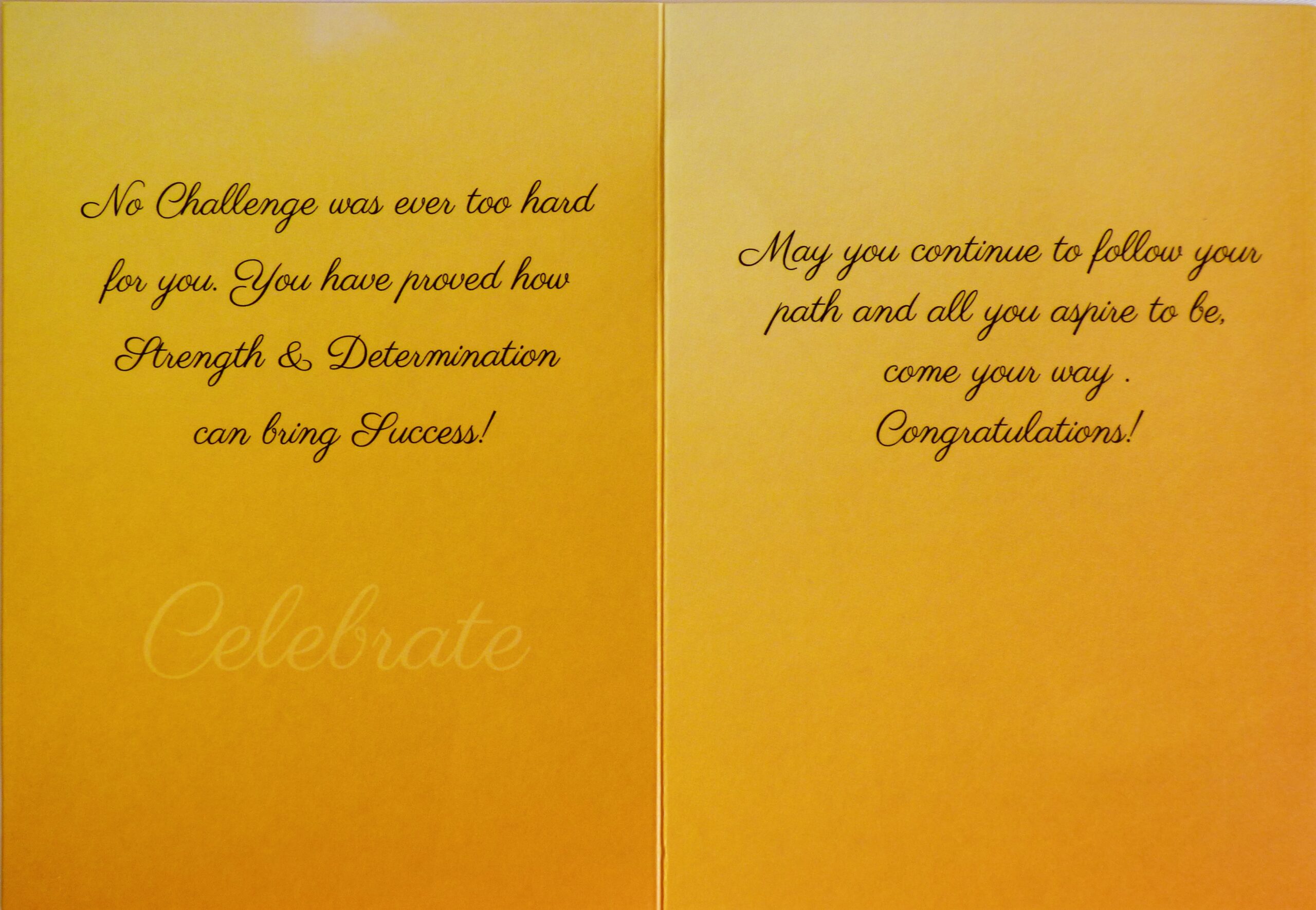 Congratulations Well Done Card 01 - Image 3