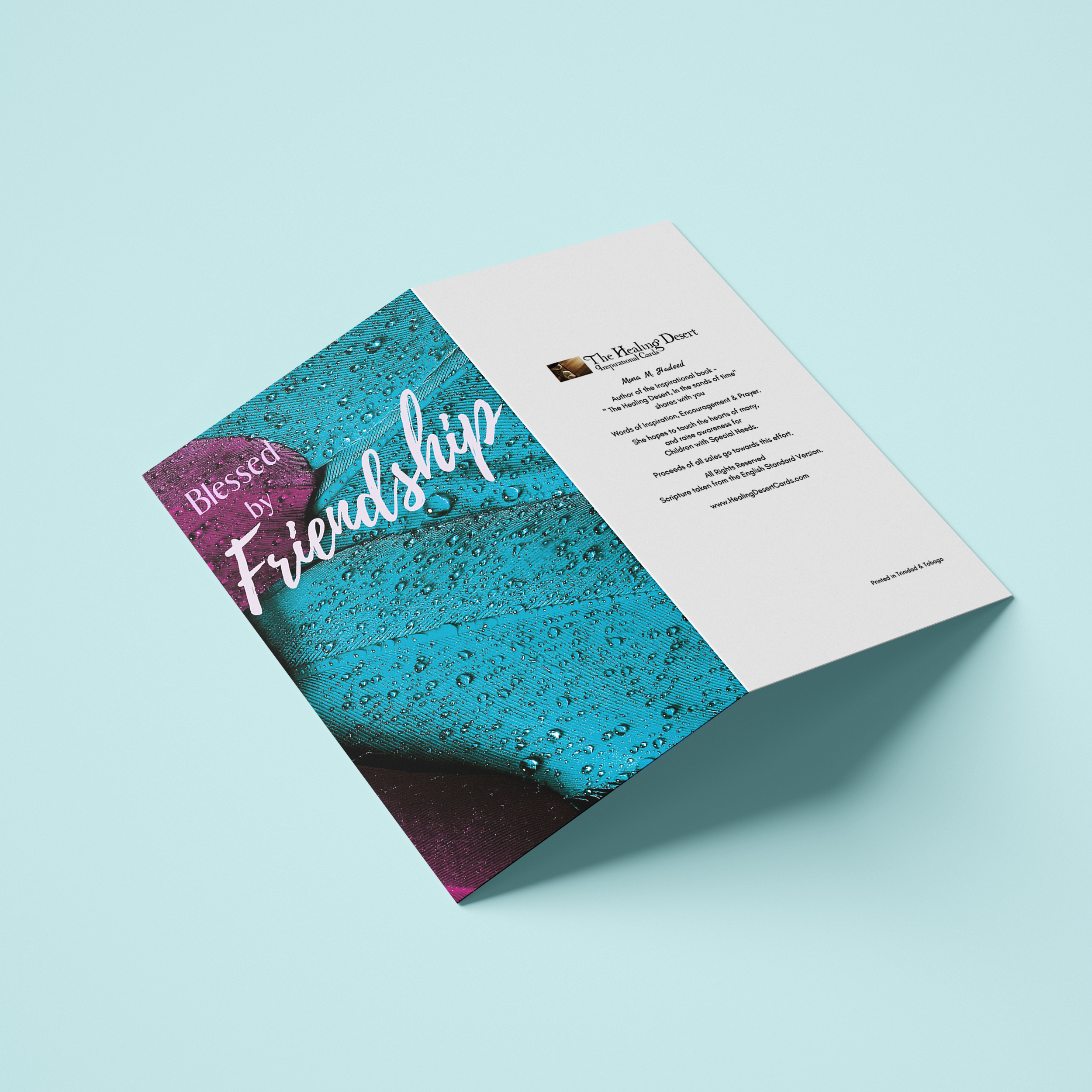 Blessed By Friendship Card 01 - Image 4