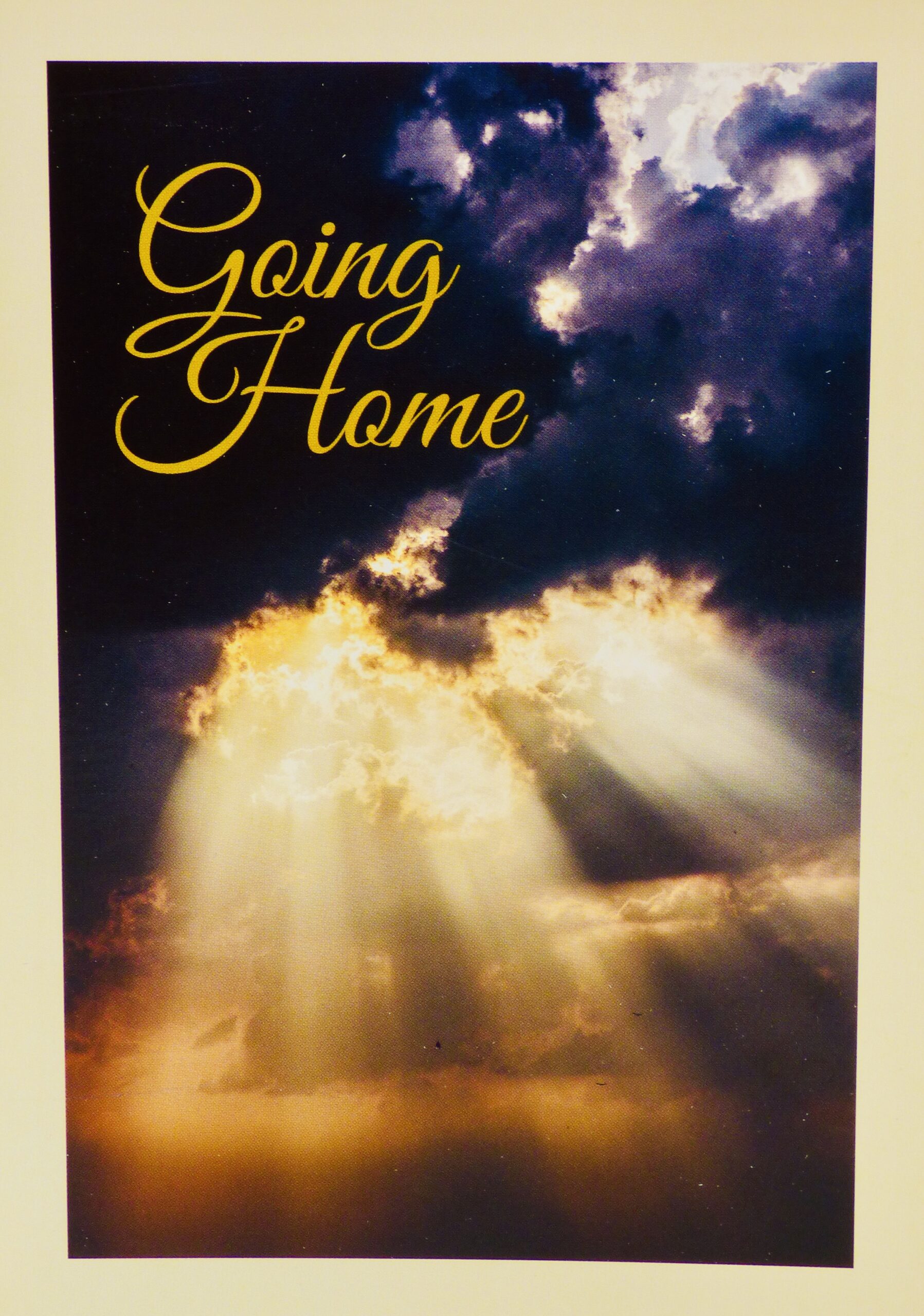 Sympathy Going Home Card 01 - Image 2