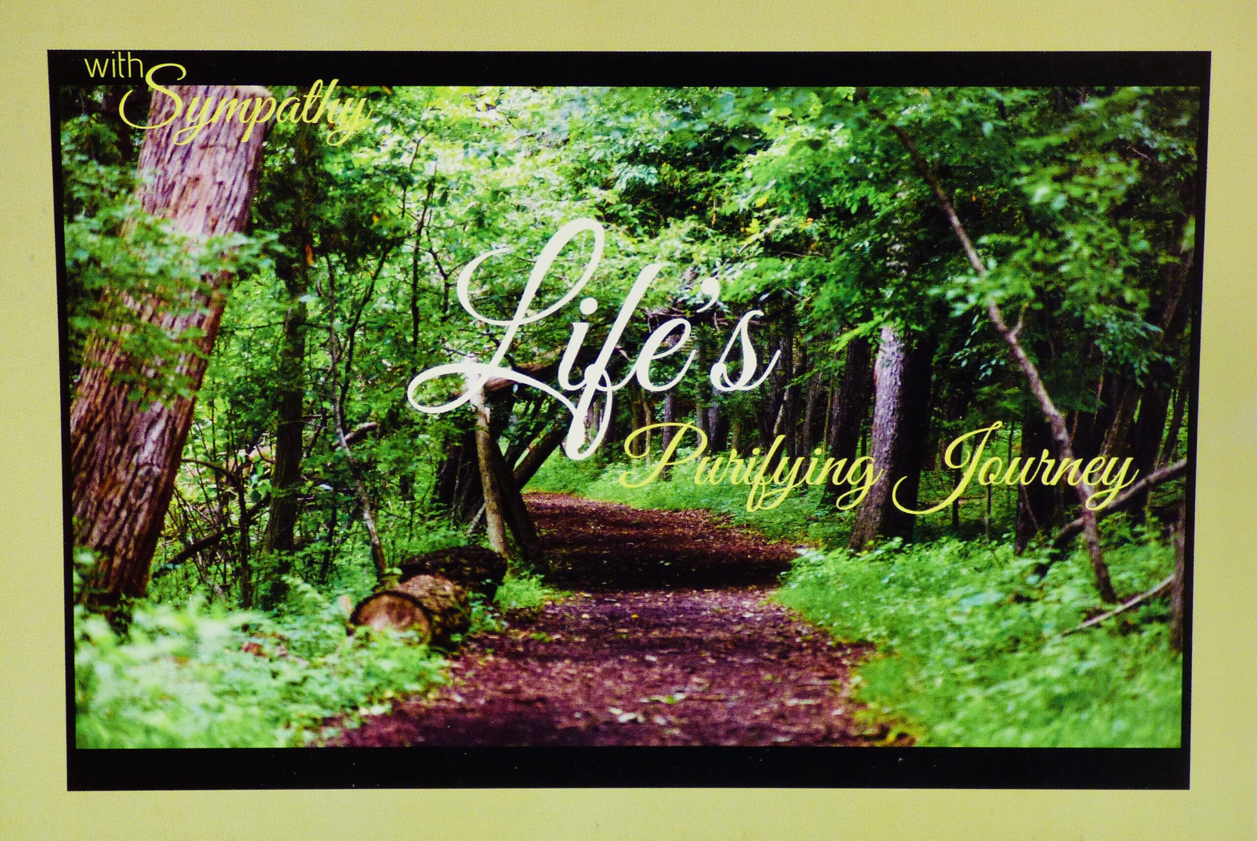 Sympathy Life's Purifying Journey Card 01 - Image 2