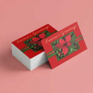 Seasons Greetings - Pointsetta 01
