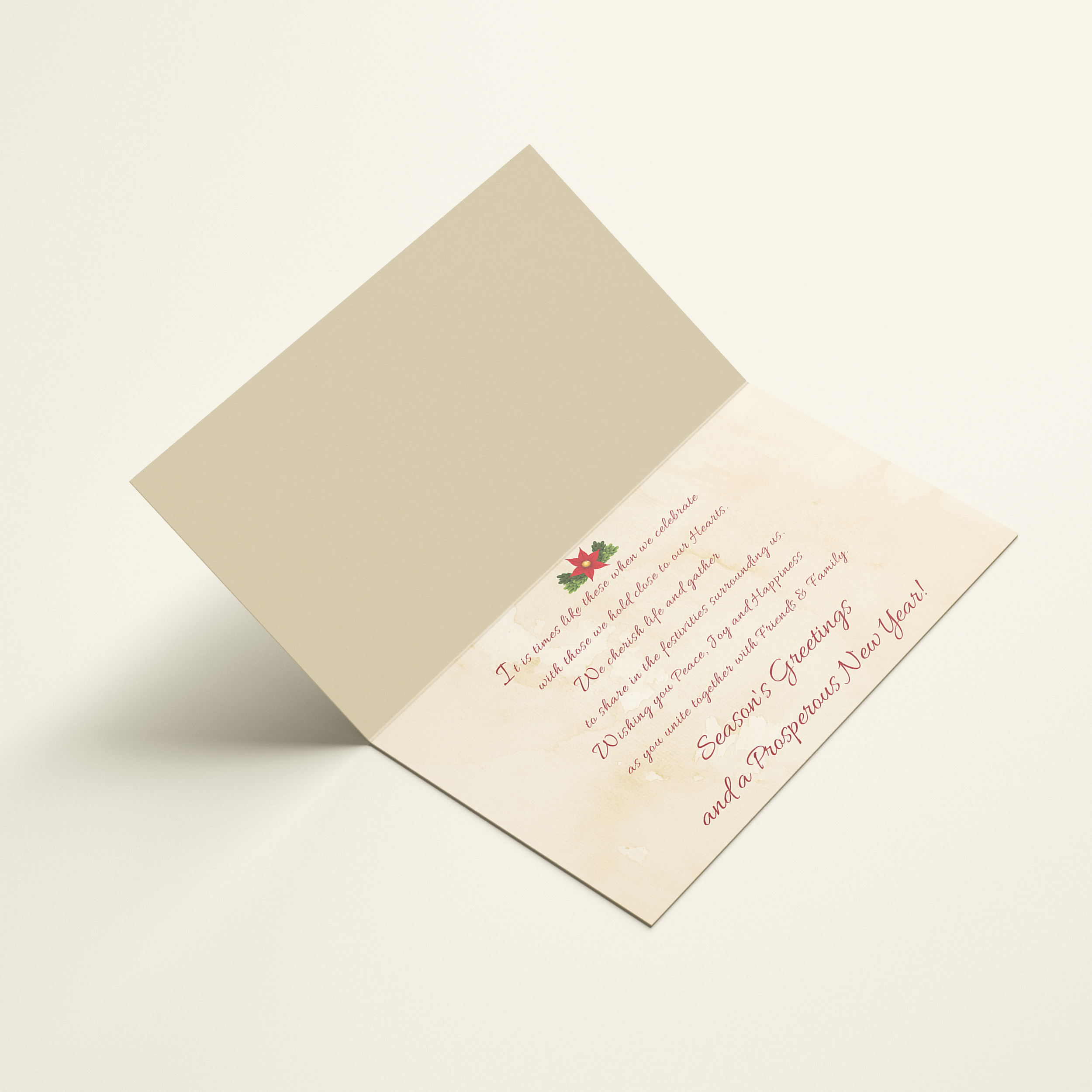 Christmas Seasons Greetings Pumpkins Card 01 - Image 3